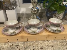 Demitasse 6 Pieces Porcelain Cups And Saucers