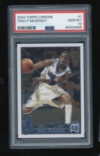 2003-04 Topps Chrome NBA Basketball PSA GRADED 10 9 8 Base You Pick the Card