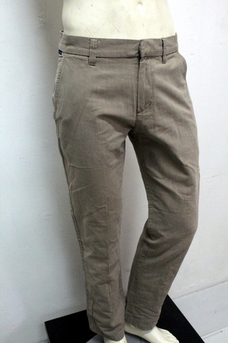 Pantaloni Uomo Calvin Klein Jeans Tg W30 L34 Slim Fit Beige Eleganti Usati - Imagen 5 de 17