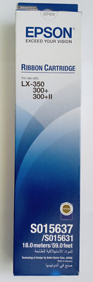 1x EPSON S015637 / S015631 Ribbon Cartridge Farbband Black   LQ-350 300+ 300+II