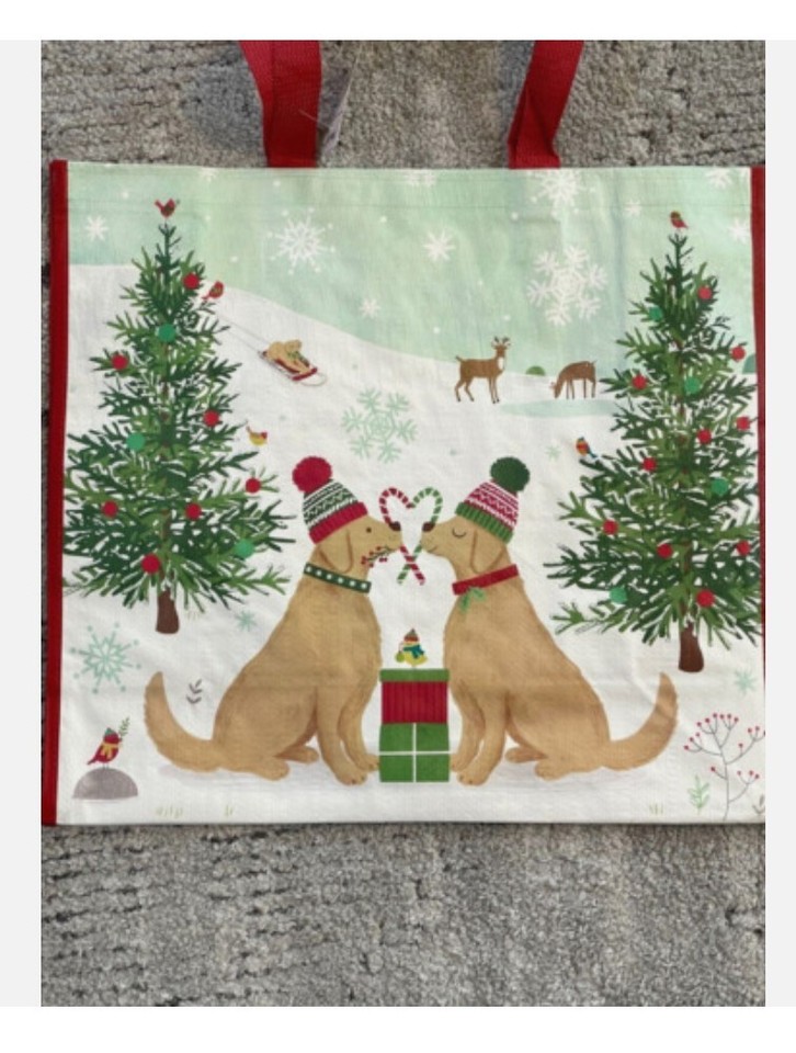 Variety of Christmas Totes Home Goods, TJ Maxx, Marshalls Reusable bags