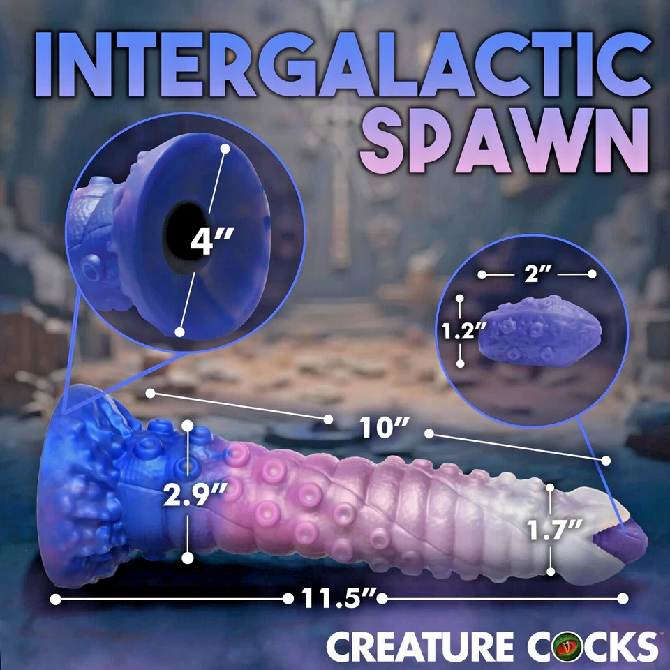 Consolador de silicona con huevos Tenta-Queen Ovipositor Foto 4 de 4