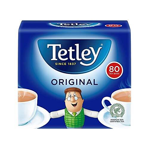 Telys Tea Tetley Tea Blue 80 Count Antioxidant Rich Imported from England 1 Pack ...