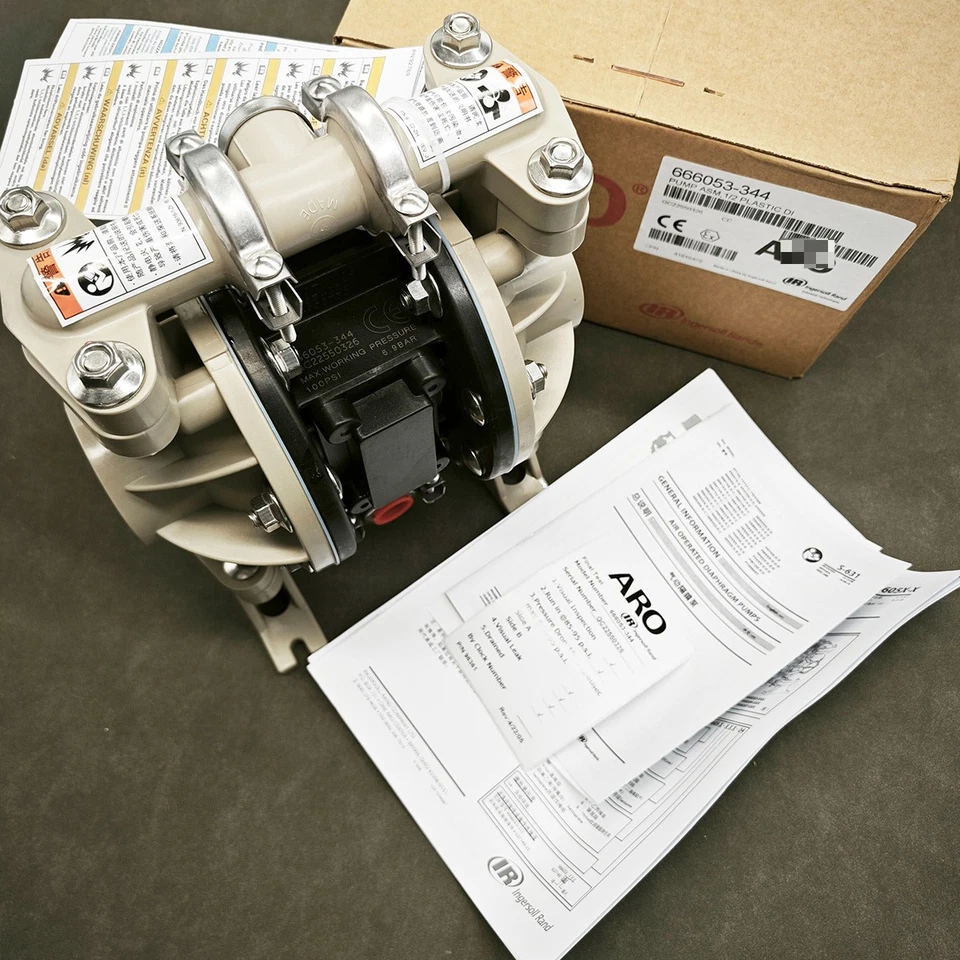 НОВЫЙ 1/2-дюймовый двойной диафрагменный насос для Ingersoll Rand ARO 666053-344 США - Изображение 2 из 4