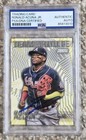Ronald Acuna Jr. Signed Auto 2022 Topps #TOF-15 Baseball Card PSA DNA
