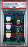 2025 Leaf Cunningham McNabb Hurts Tradition Glory Of The Game Jersey 6/7 PSA 8