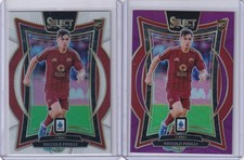 2024-25 Panini Select Serie A Niccolò Pisilli Rookie Card RC /20 & /49 AS Roma. rookie card picture