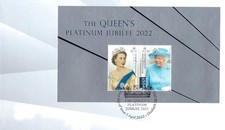 Australia 2022 - Queen Elizabeth II Platinum Jubilee - Miniature Sheet FDC