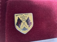 British Racing & Sports Car Club lapel Pin Badge By Marples And Beasley Bham