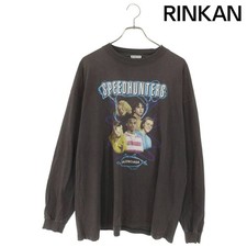 Balenciaga 541699 TCV38 Speed Hunters Print Long Sleeve Cut Saw Men's M Used 134