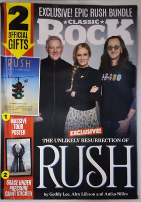 Classic Rock magazine May 2026 The unlikely resurrection of RUSH inc poster