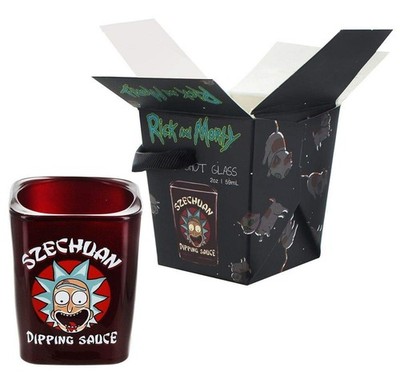 Rick and Morty Szechuan Dipping Sauce Shot Glass - Novelty Collectible Drinki...
