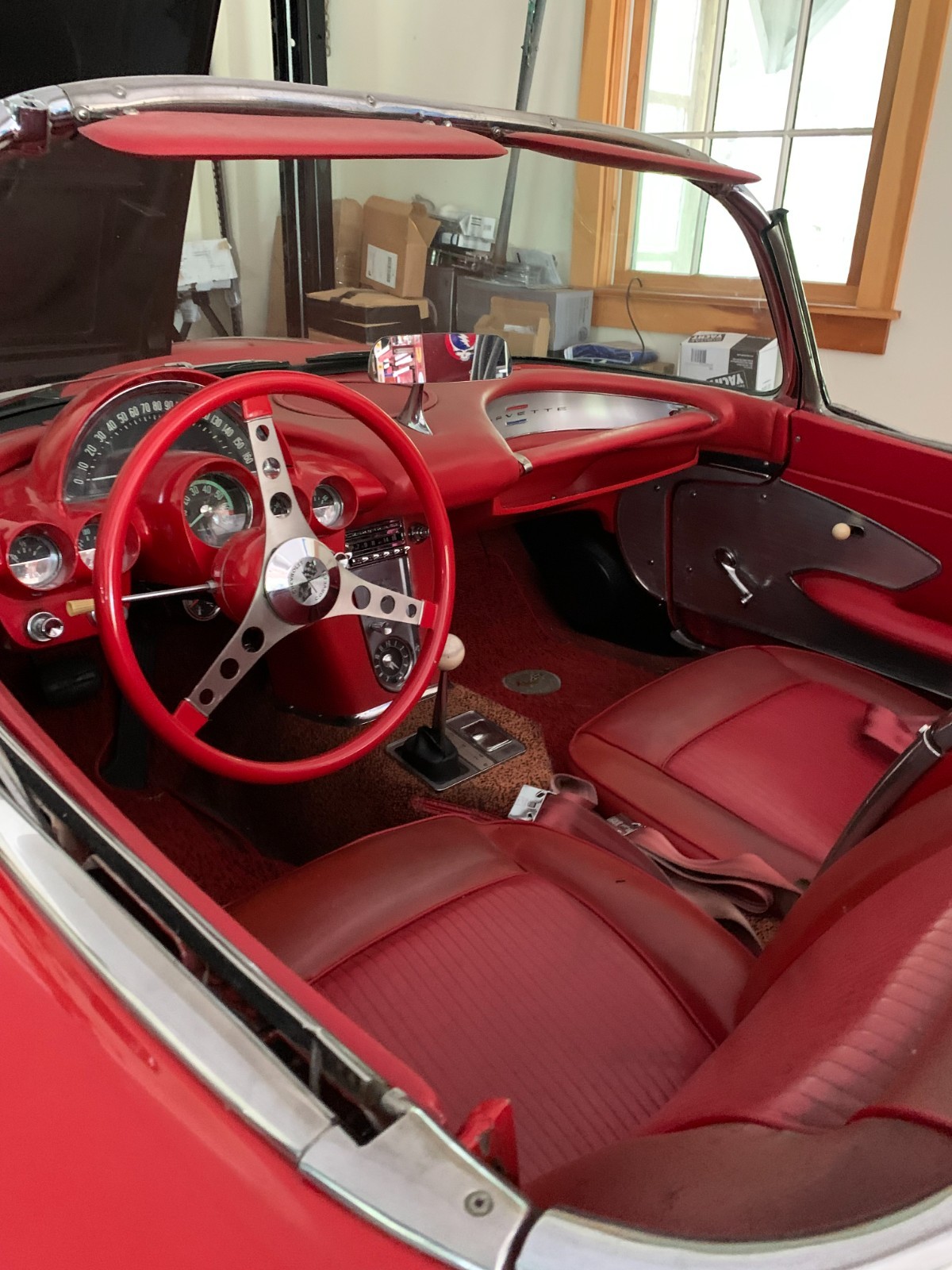 1961 Red Chevrolet Corvette   | C1 Corvette Photo 2