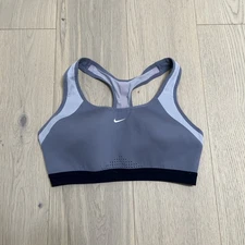 Nike Motion Adapt HIGH-Support Compression Sports Bra Size Large SM Grey #1557