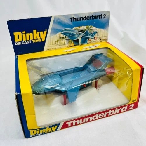 VTG 1978 Dinky Die-Cast Toys 106 Thunderbird 2 Meccano England in Original Box