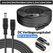 1M - 20M LED DC Verlängerungskabel DC Buchse...