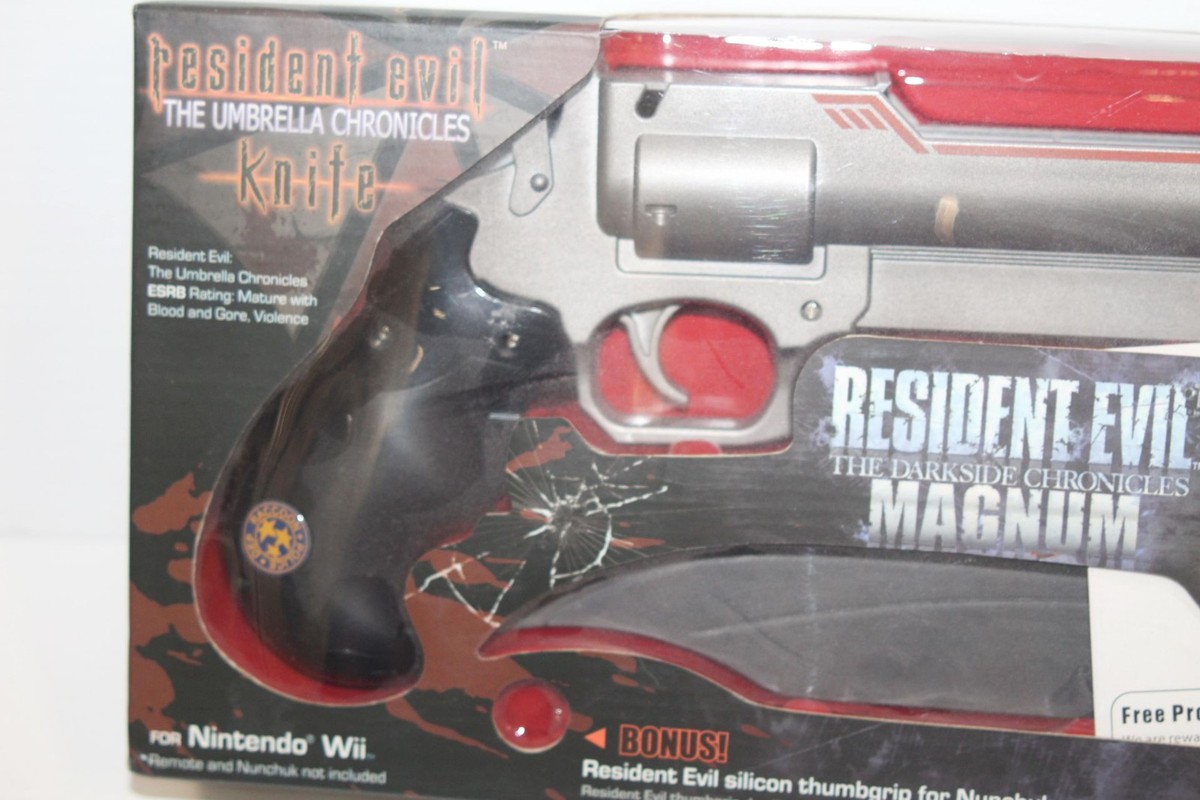 Resident Evil: The Darkside Chronicles Magnum Gun & Umbrella Knife