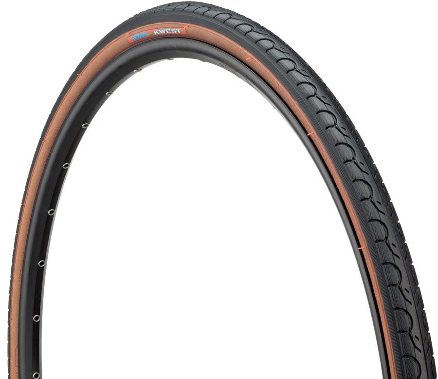 Pack of 2 Kenda Kwest Tire 700 x 35 Clincher Wire Black/Mocha Road Bike
