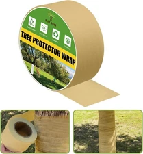 400FT Tree Wraps Protect Bark, Trunk Guards Freeze 400FT(Beige), Beige 