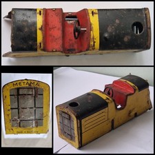 German Made Antique / Vtg Tin Litho Metal Toy Car ( Shell Only ) Spare Part 