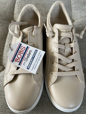 SKECHERS BOBS D'VINE INSTANT DELIGHT WOMEN'S SIZE 9.5 SHOES COLOR NATURAL 114456