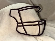 RIDDELL SPEED FLEX SF2BD FOOTBALL HELMET FACEMASK - Va TECH MAROON BURGUNDY