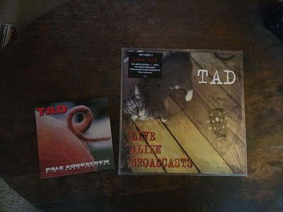 Tad   Live Alien Broadcasts 1995 US Limited Edition Red Vinyl LP w/ bonus 7'' NM