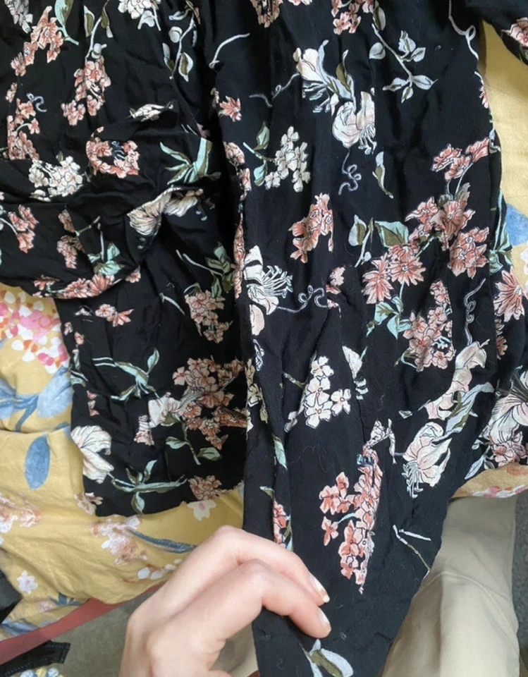 Floral Shirt Jacket Thin Shacket peacocks - Image 2 of 4