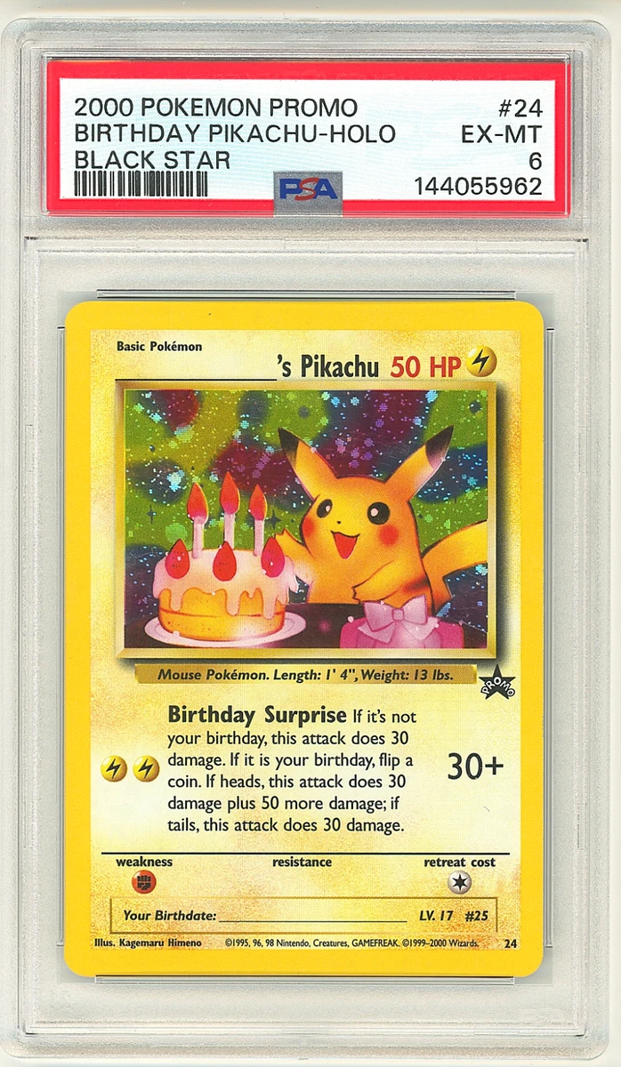 Pikachu Pokémon TCG Professional Sports Authenticator (PSA) Holo