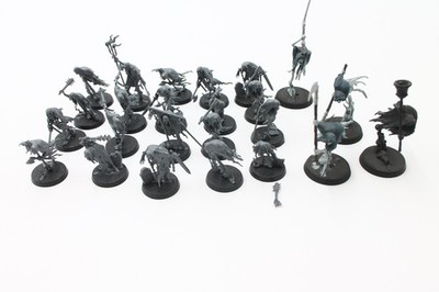 Used Warhammer AoS Nighthaunt: Grimghast Reapers (4/10), Chainrasp Hordes (20)