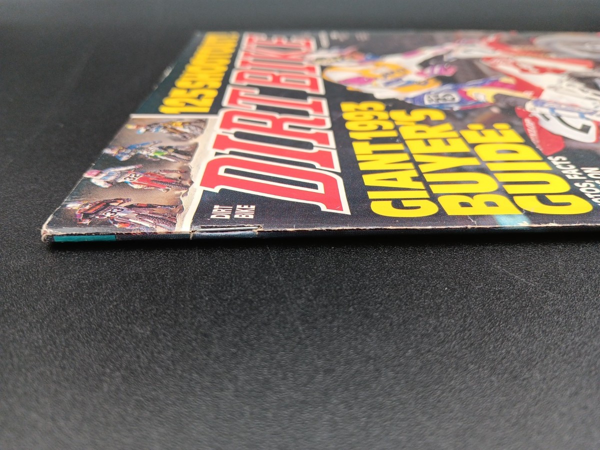 FEB 1993 DIRT BIKE MAGAZINE Vintage Popular Modern Motocross Cycle