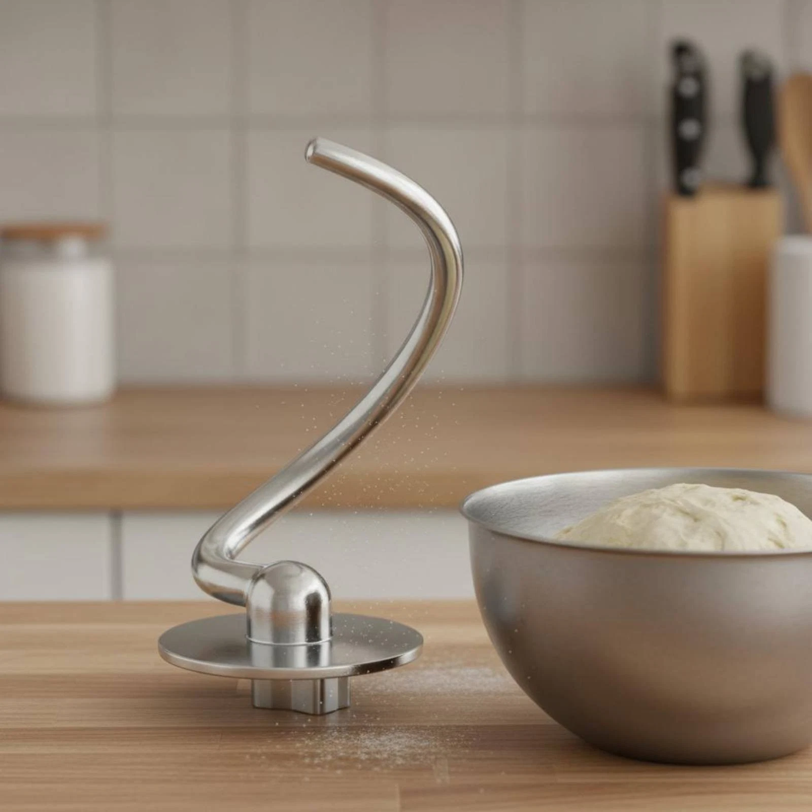 Wire Whip Bread Hook Flat Beater Set Stainless Steel Mixer Bread Hook
Opens in a new window or tab