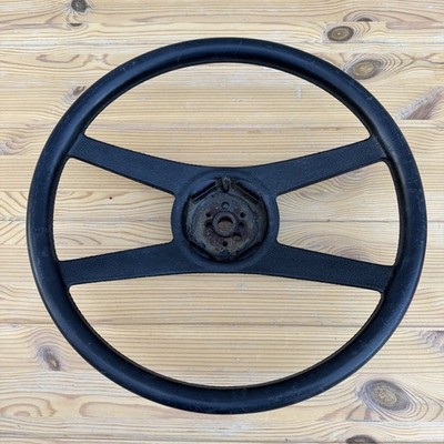 1971-1981 OEM 4 Spoke Steering Wheel Camaro Chevelle Monte Carlo 9752585-2 BLACK