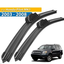 2Pcs Front Windshield Wiper Blades For Honda Pilot 2003-2008 24" 21"