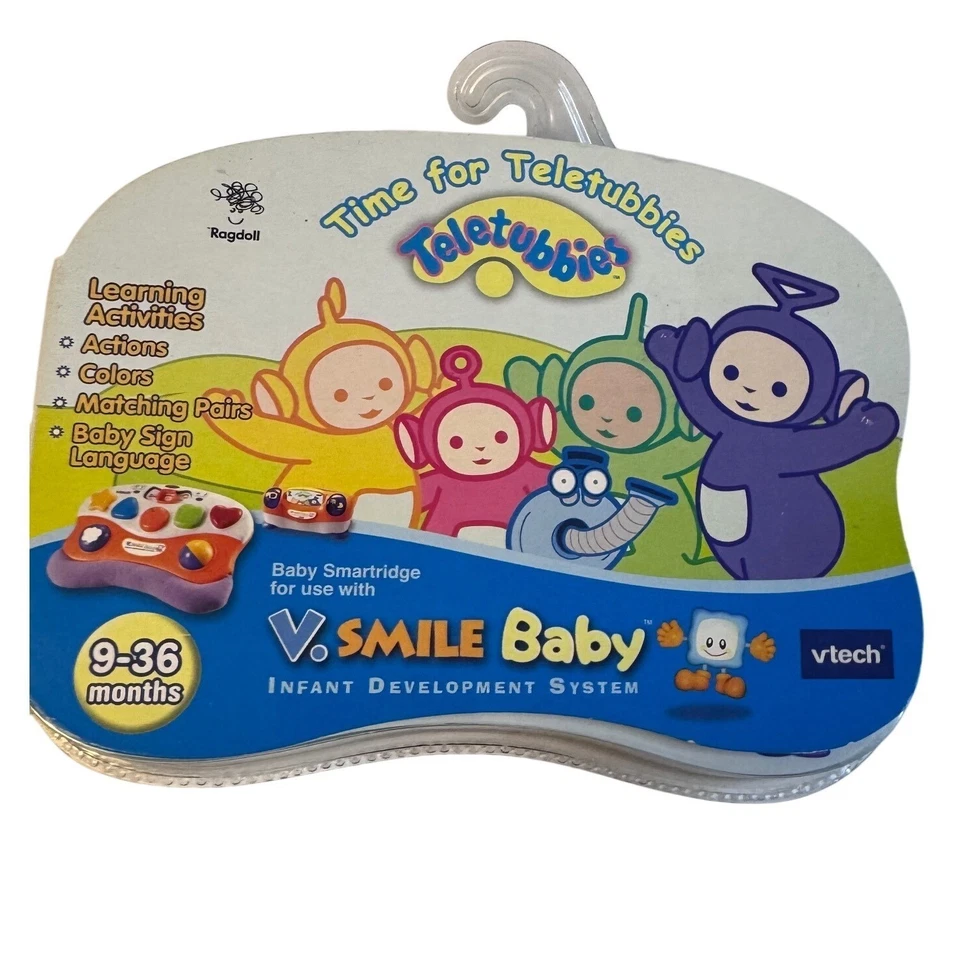 VTech V.Smile Juego Cartuchos Lote de 3 Poohs 100 Acres Telletubbies y Carebears Foto 3 de 4