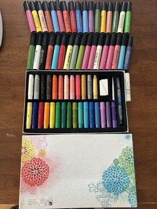 63 Faber Castell Gelatos Pigmented Color Sticks Pitt Artist Pen Marker Lot 