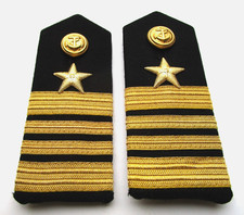 Schulterklappen Marine Hemd Stabskapitänleutnant zur See  Bw Dienstgradabzeichen