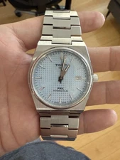 TISSOT PRX Automatic Watch 40mm Ice Blue Dial PowerMatic80 T1374071135100