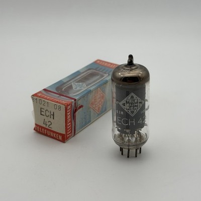 Telefunken ECH42 = MECH42 Röhre geprüft   TOP in OVP Diamond Bottom Vacuum Tube