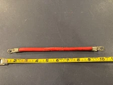 6 AWG Copper Battery Cable Boat,Car,RV,Solar,Motorcycle 10" 6mm eyelets