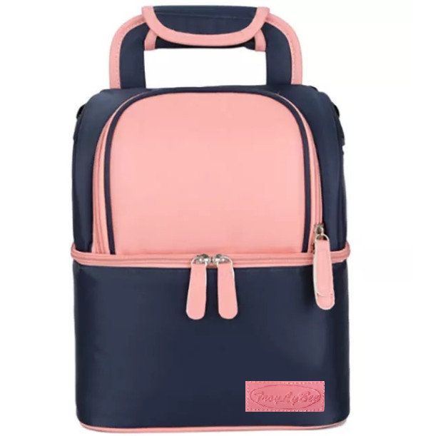 Insulated lunch bag: Large capacity HighQuality Double deck  Lunch Bag