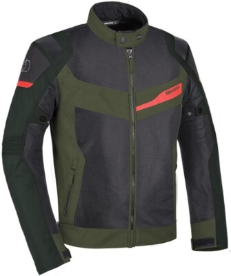 Oxford Dakar Dry2Dry Air Textile Waterproof Motorcycle Jacket Medium Green New