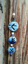 Viking Wood Amulet Runes for Home, Scandinavian style