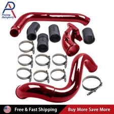 Turbo Intercooler Pipe Kit & Intake Elbow For 2003-07 Ford F250 6.0L Powerstroke