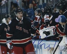 Jimmy Vesey New York Rangers Autographed Signed 8x10 Photo COA #1