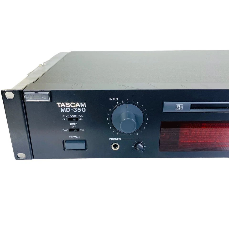 Tascam MD-350 Mini Disc Player Recorder MD Deck 100V - Image 2 of 4