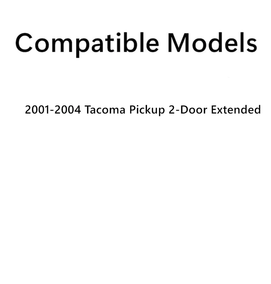 Fits 2001-2004 Toyota Tacoma 2Dr Extended Passenger Right Quarter Glass Window Foto 2 de 4