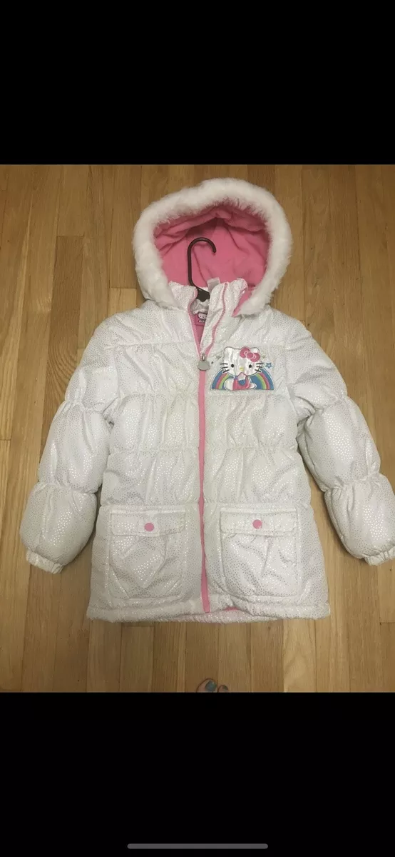 Hello Kitty Girls' Winter Puffer Jacket Outerwear for sale