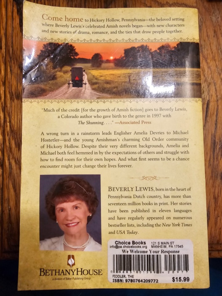 Home to Hickory Hollow Ser.: The Fiddler by Beverly Lewis (2012, Trade