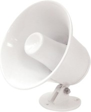 Speco SPC-5P 15W 5" Weatherproof Amplified PA Speaker, White